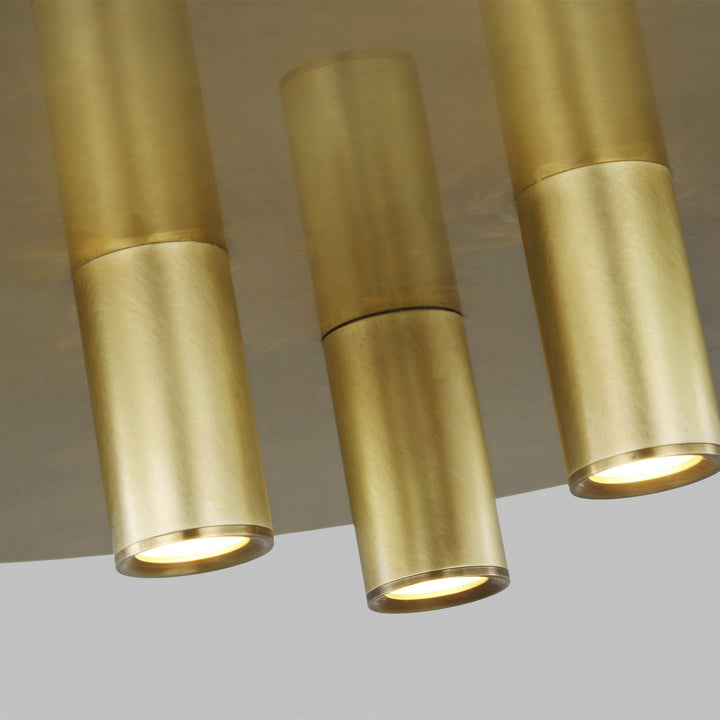 Visual Comfort Modern Ponte 700FMPNT16NB-LED930 Ceiling Light - Natural Brass