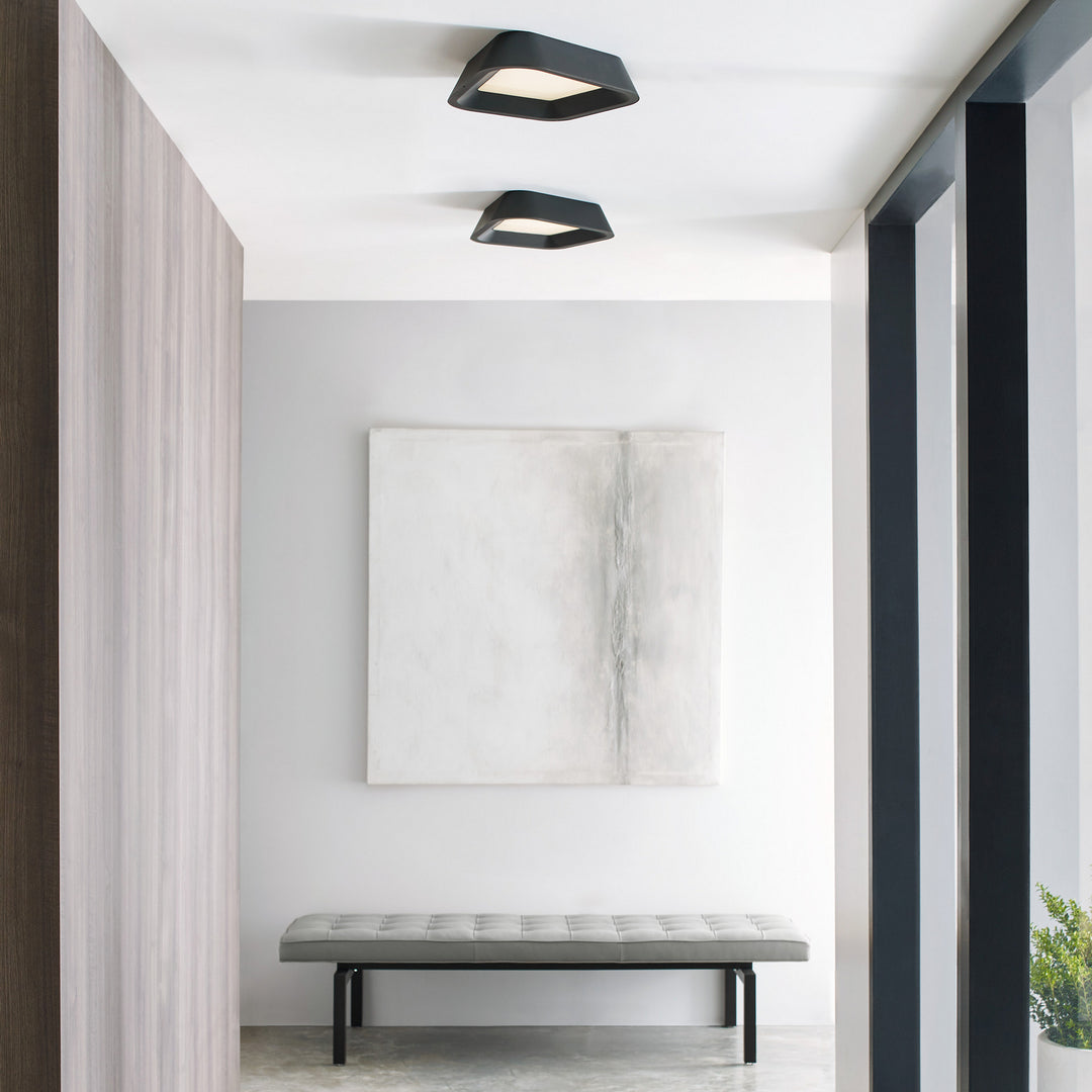 Visual Comfort Modern Rhonan 700FMRHNSB-LED930 Ceiling Light - Nightshade Black