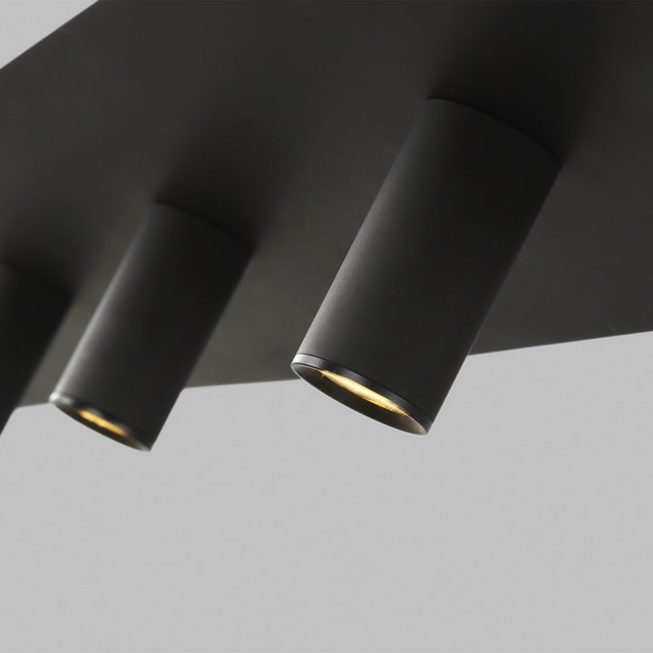 Visual Comfort Modern Ponte 700LSPNT50B-LED930-277 Pendant Light - Nightshade Black