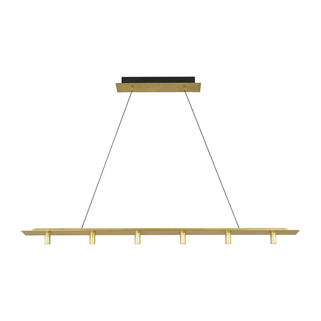 Visual Comfort Modern Ponte 700LSPNT50NB-LED930 Pendant Light - Natural Brass