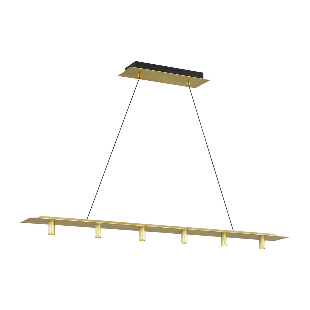 Visual Comfort Modern Ponte 700LSPNT50NB-LED930 Pendant Light - Natural Brass