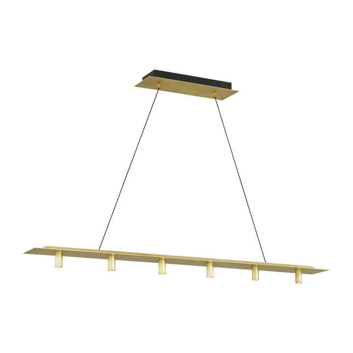Visual Comfort Modern Ponte 700LSPNT50NB-LED930 Pendant Light - Natural Brass