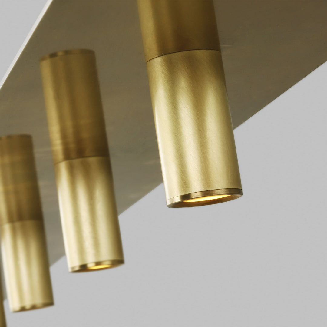 Visual Comfort Modern Ponte 700LSPNT50NB-LED930 Pendant Light - Natural Brass