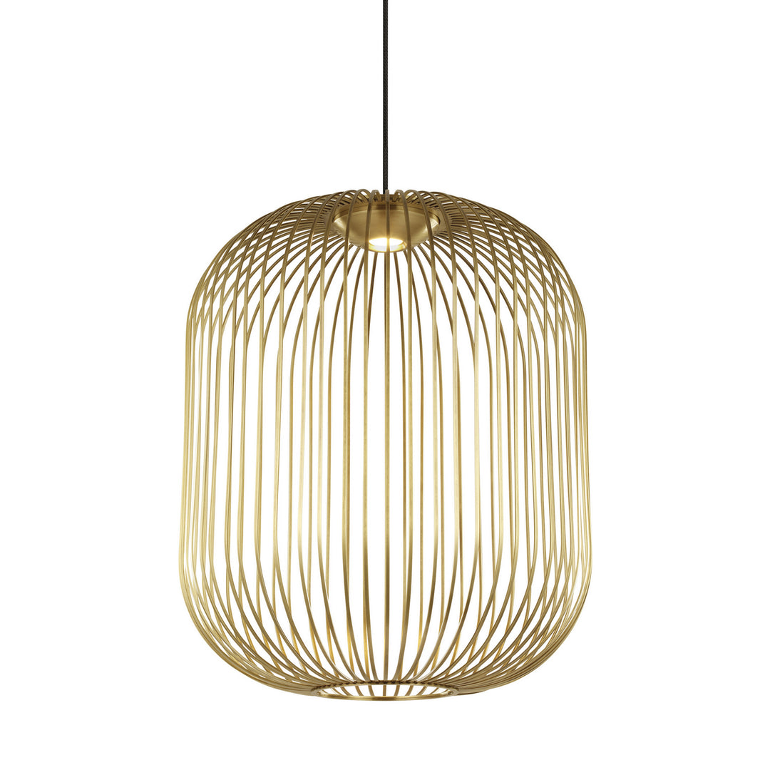 Visual Comfort Modern Kai 700TDKAI2BR-LED930 Pendant Light - Plated Brass