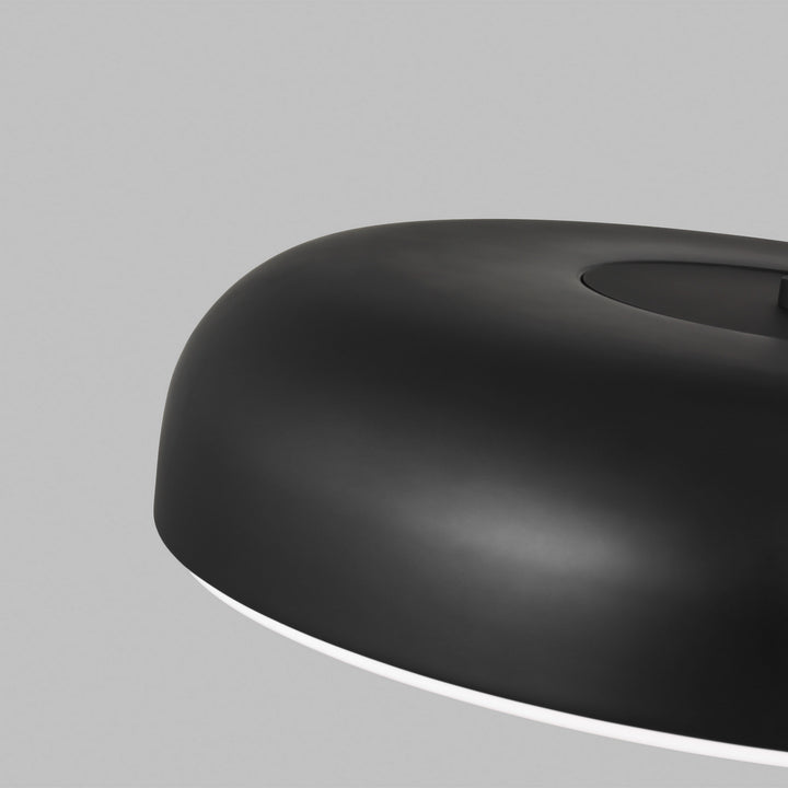Visual Comfort Modern Kosa 700TDKOSA18B-LED930 Pendant Light - Nightshade Black