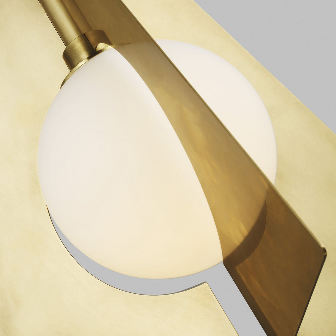 Visual Comfort Modern Orbel Pyramid 700TDOBLPGNB Pendant Light - Natural Brass