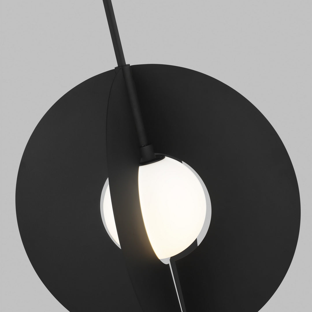 Visual Comfort Modern Orbel 700TDOBLRGB Pendant Light - Nightshade Black