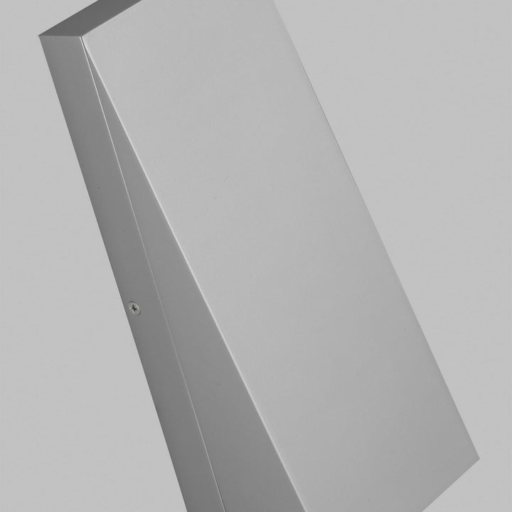 Visual Comfort Modern 700OWPIT12I-LED930 Pitch Led Outdoor Wall Mount Outdoor Pewter, Nickel, Silver