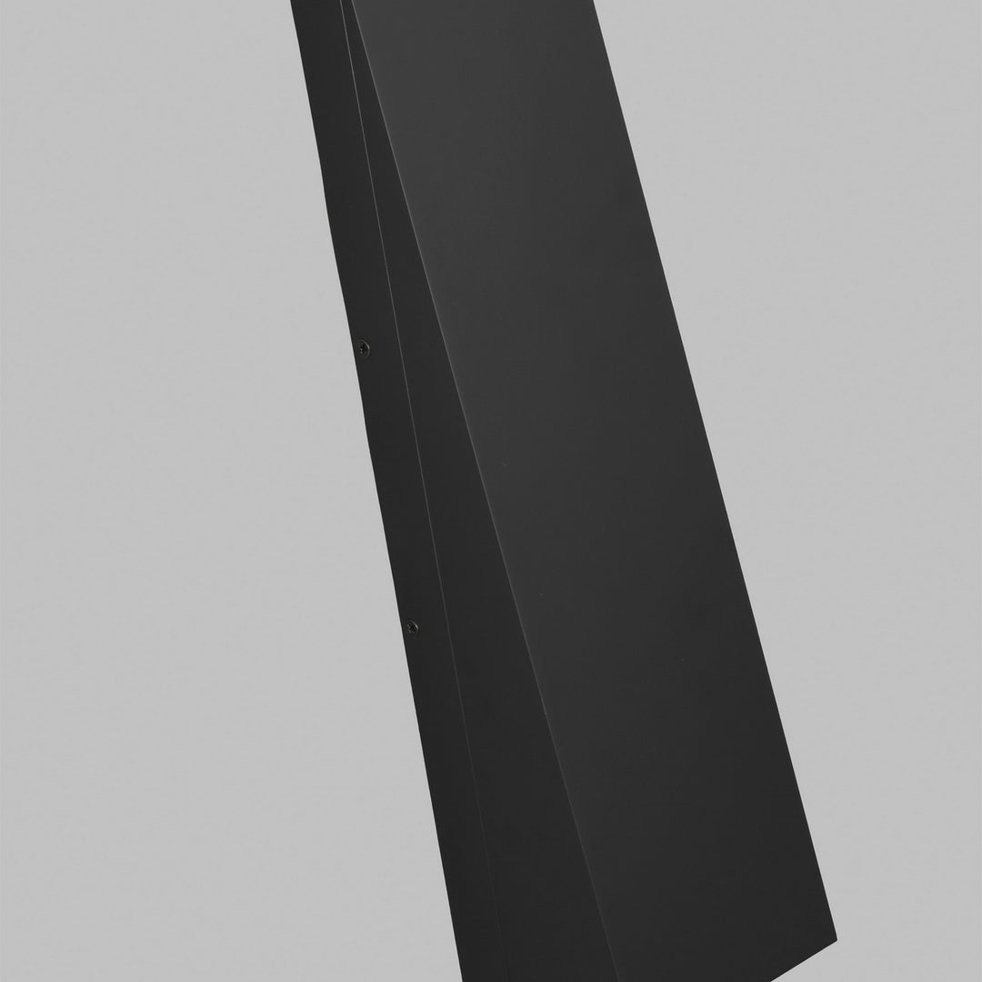 Visual Comfort Modern 700OWPIT19B-LED930 Pitch Led Outdoor Wall Mount Outdoor Black