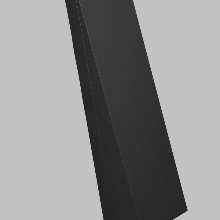 Visual Comfort Modern 700OWPIT19B-LED930 Pitch Led Outdoor Wall Mount Outdoor Black