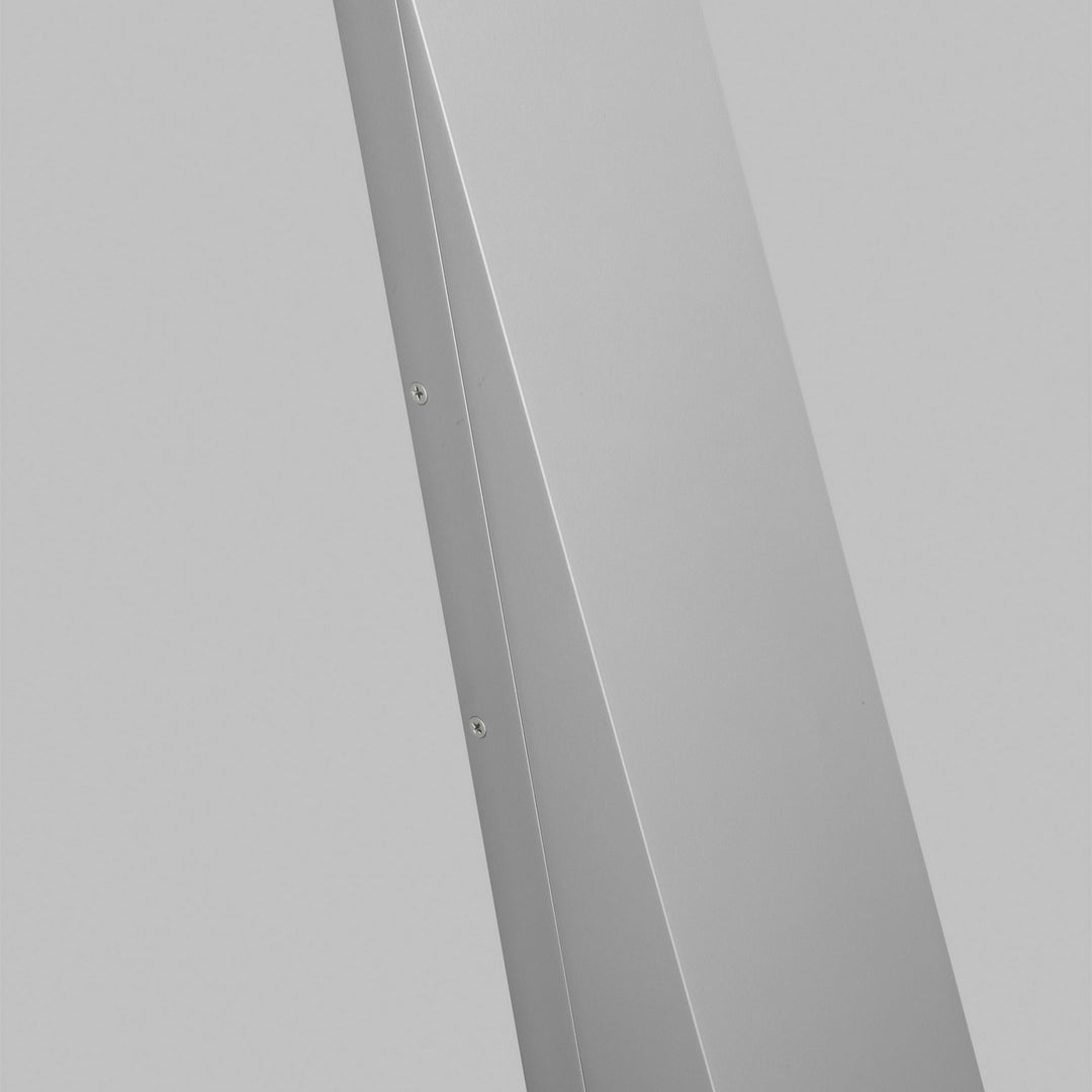 Visual Comfort Modern 700OWPIT19I-LED930 Pitch Led Outdoor Wall Mount Outdoor Pewter, Nickel, Silver