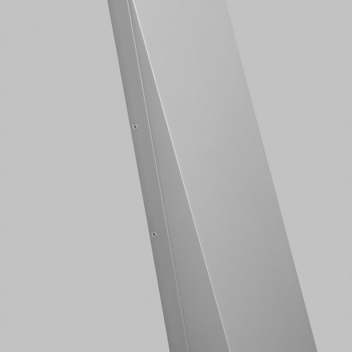 Visual Comfort Modern 700OWPIT19I-LED930 Pitch Led Outdoor Wall Mount Outdoor Pewter, Nickel, Silver