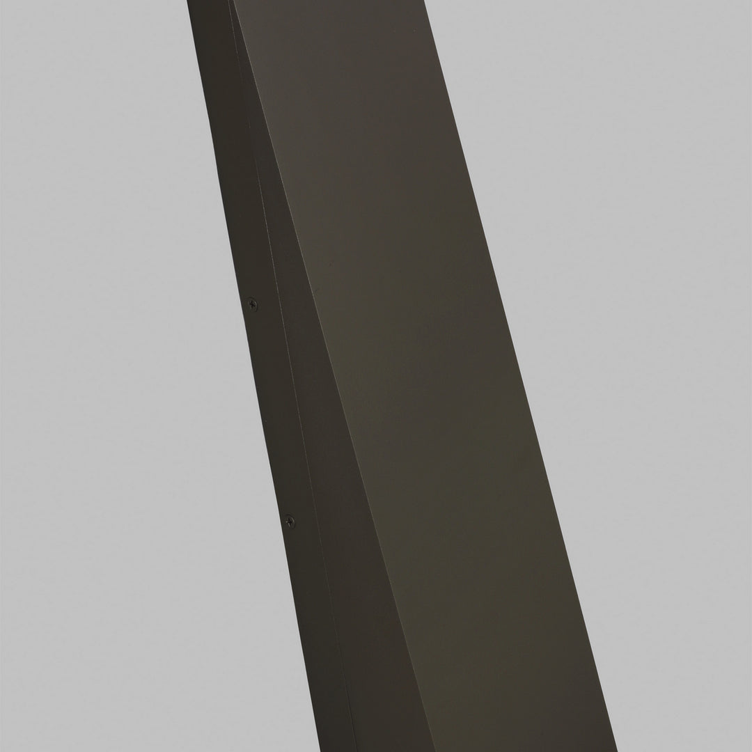 Visual Comfort Modern 700OWPIT19Z-LED930-277 Pitch Led Outdoor Wall Mount Outdoor Bronze / Dark