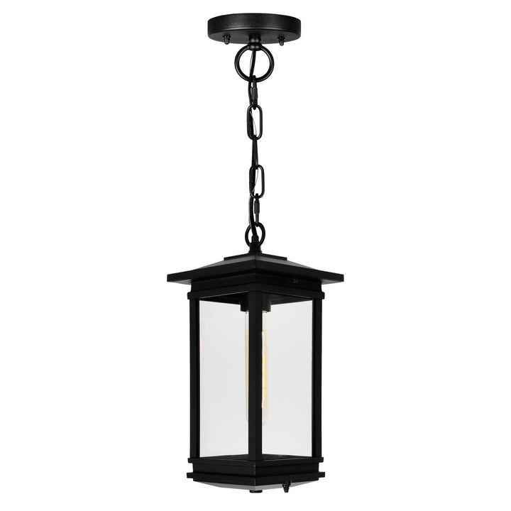 Cwi Lighting 0422P7-1-101  Oakwood Outdoor Black