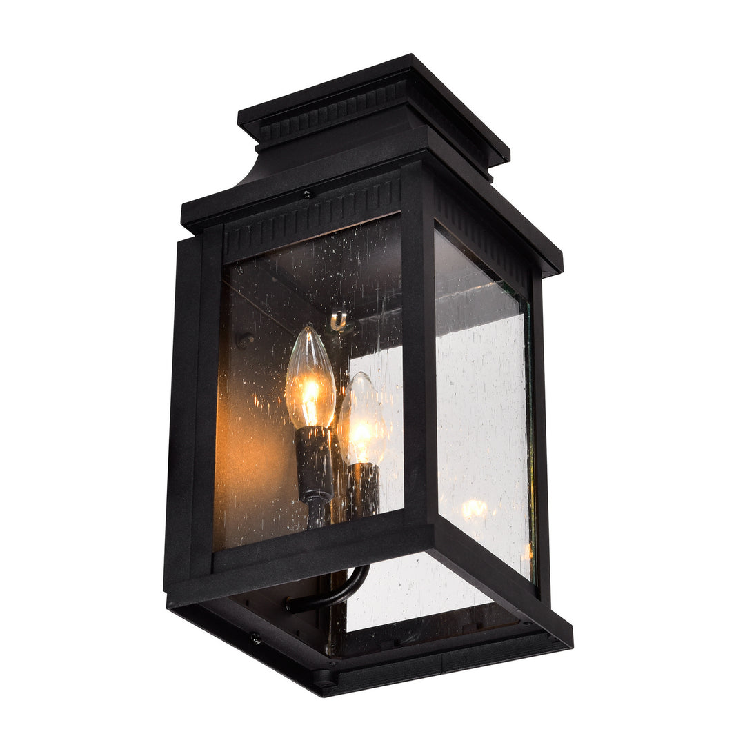 Cwi Lighting 0418W7S-2  Milford Outdoor Black