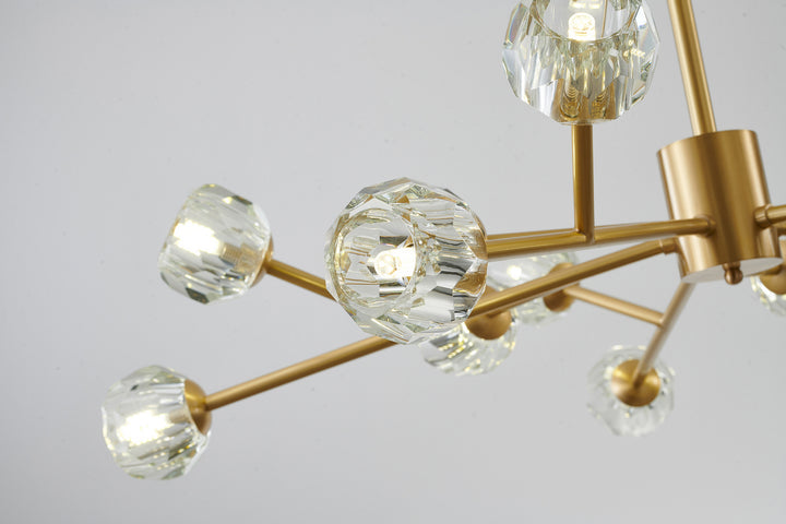 Bethel International FT76C40BR Chandelier Light - Brass