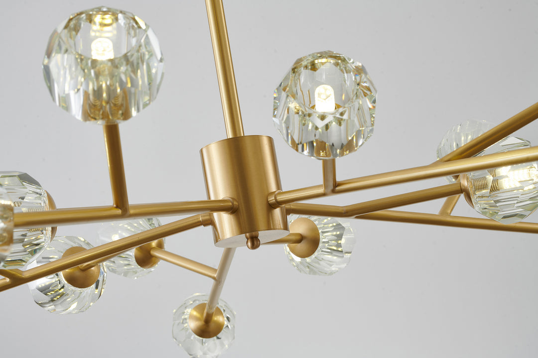 Bethel International FT76C40BR Chandelier Light - Brass