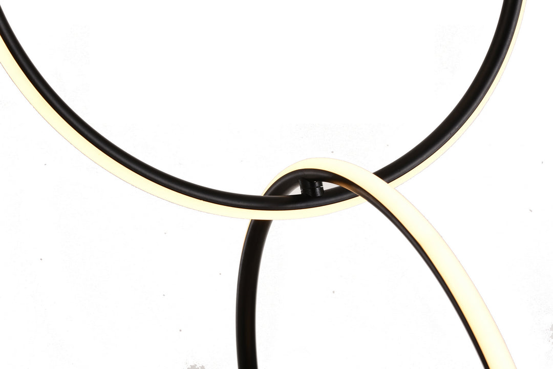 Bethel International DLS28C15B Pendant Light - Black