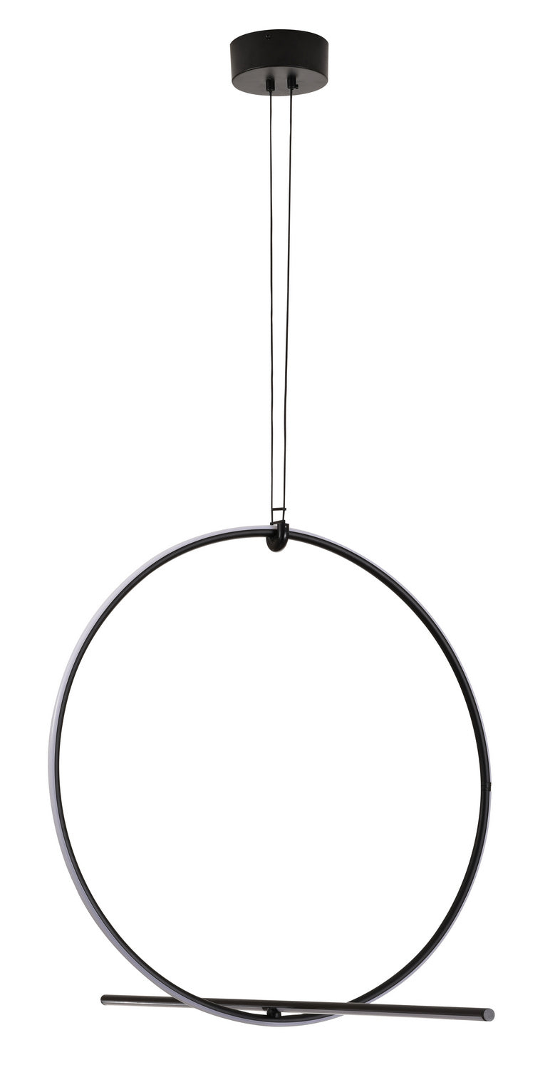 Bethel International DLS29C23B Chandelier Light - Black