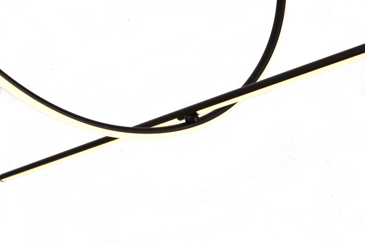 Bethel International DLS29C23B Chandelier Light - Black