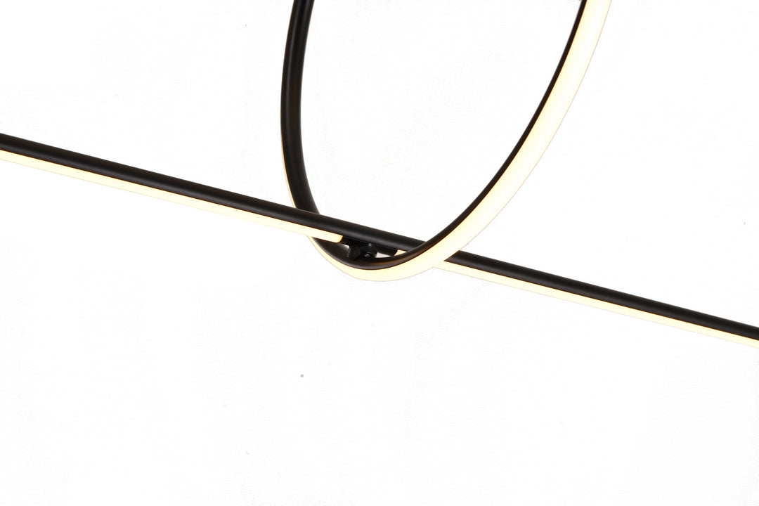 Bethel International DLS27C43B Pendant Light - Black