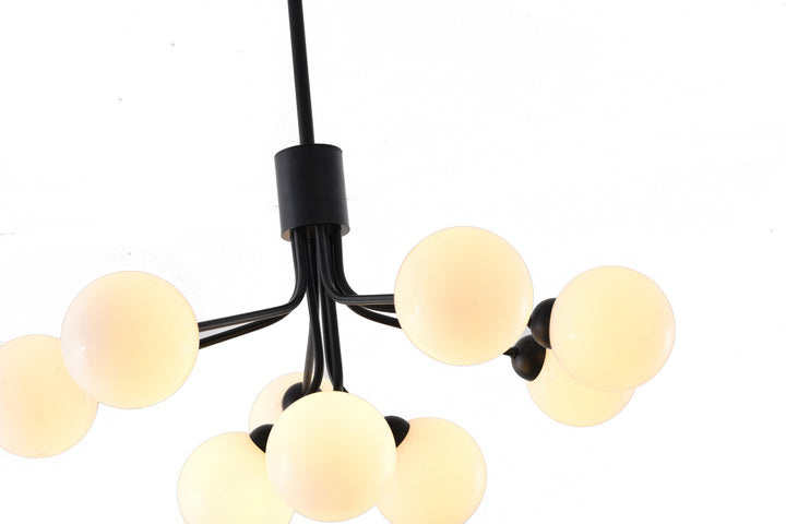 Bethel International DLS32C23W Chandelier Light - Black