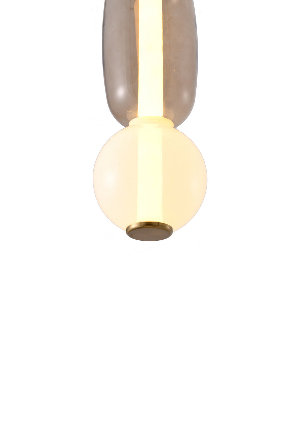 Bethel International DLS34P15WG Pendant Light - White & Grey
