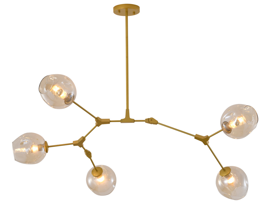 Bethel International DLS56C59G Chandelier Light - Gold
