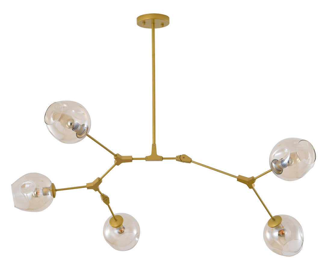 Bethel International DLS56C59G Chandelier Light - Gold