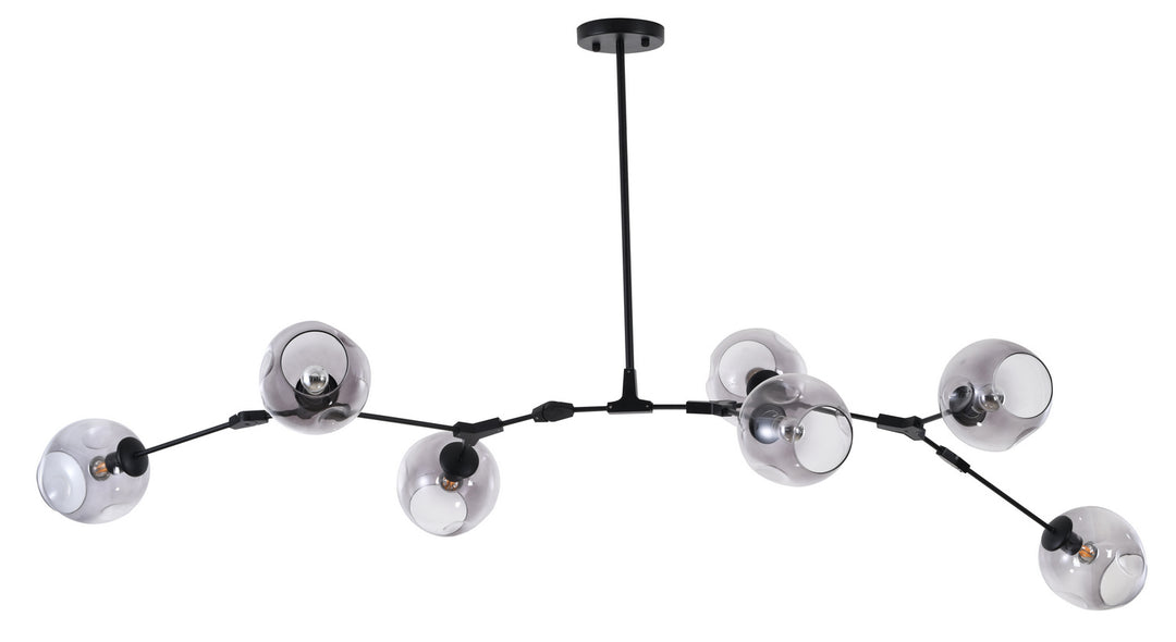 Bethel International DLS58C70B Chandelier Light - Black