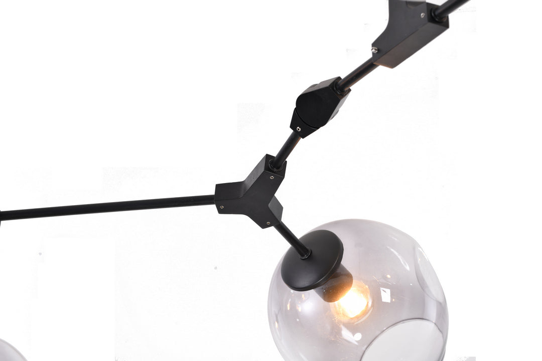 Bethel International DLS58C70B Chandelier Light - Black