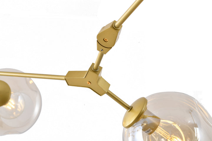 Bethel International DLS59C70G Chandelier Light - Gold