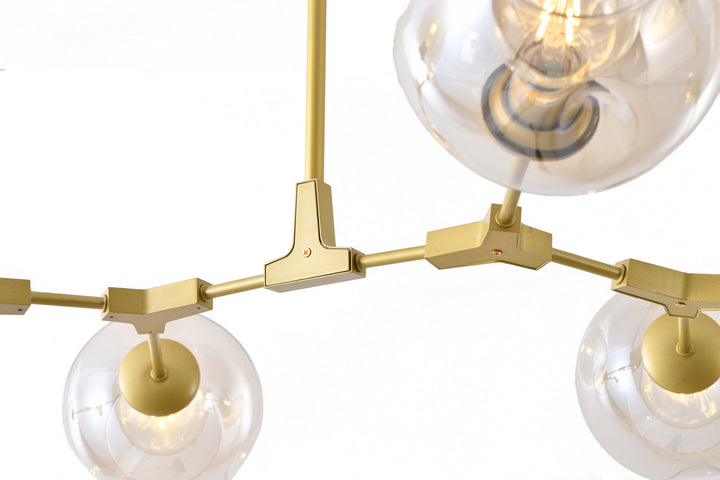 Bethel International DLS59C70G Chandelier Light - Gold