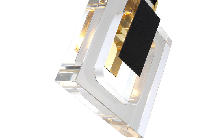 Bethel International ZD01P11B Pendant Light - Gold & Black