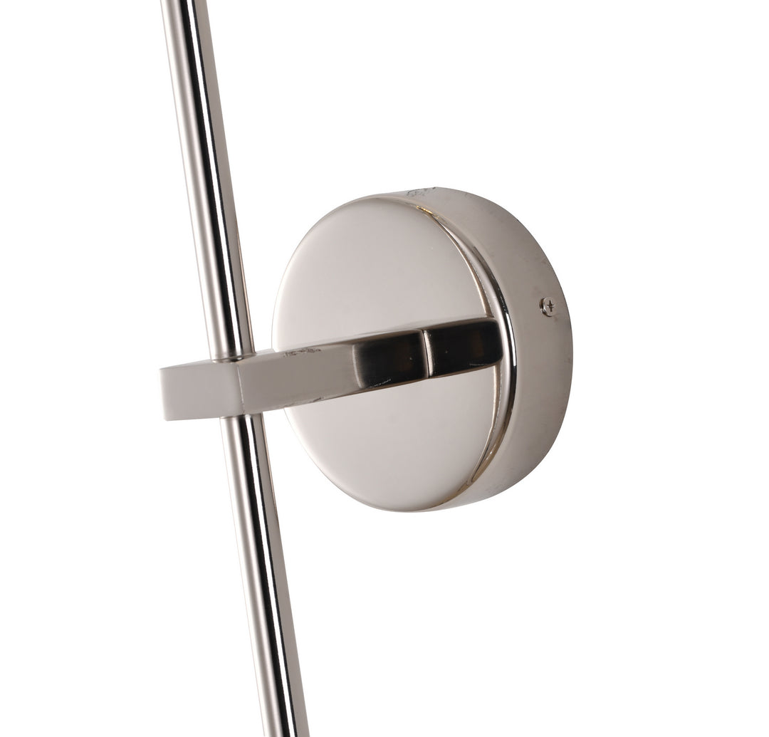 Bethel International BDC01-W Wall Sconce Light - Polished Nickel