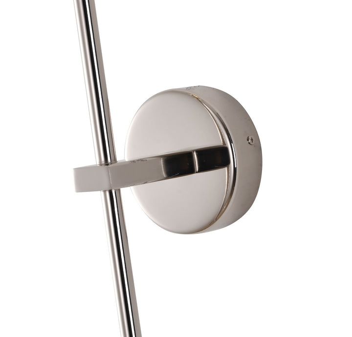 Bethel International BDC01-W Wall Sconce Light - Polished Nickel