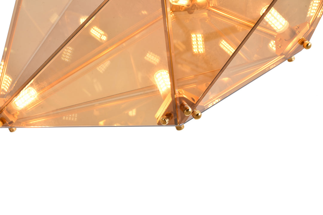 Bethel International DLS50C22A Chandelier Light - Gold