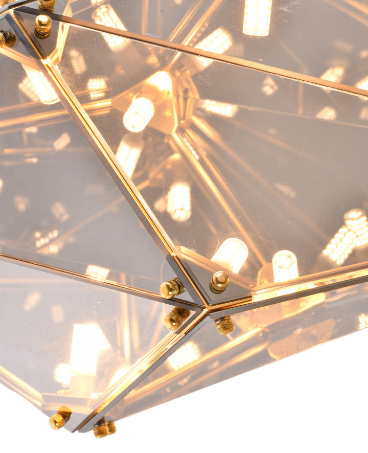 Bethel International DLS55C30SM Chandelier Light - Gold