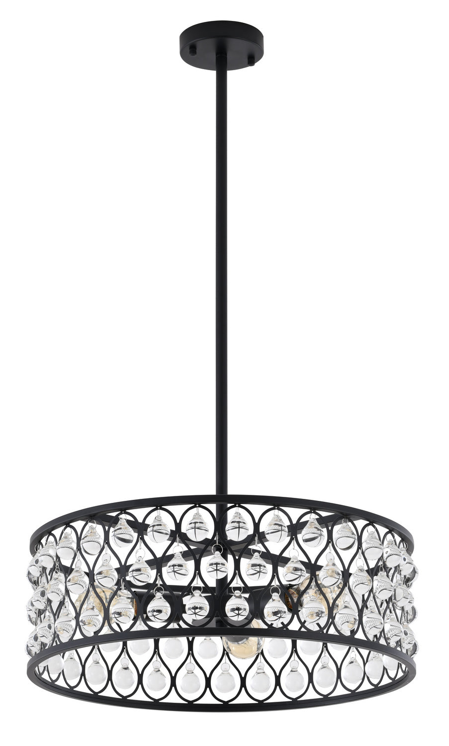 Bethel International DU162C19B Chandelier Light - Black