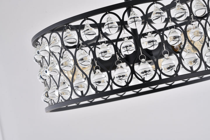 Bethel International DU162C19B Chandelier Light - Black