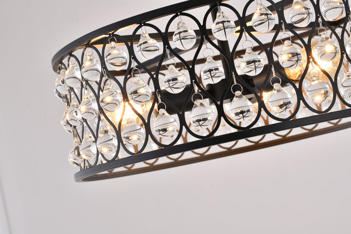 Bethel International DU162C19B Chandelier Light - Black
