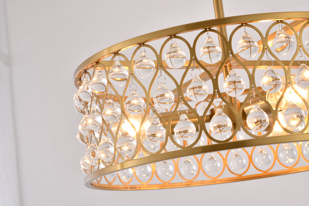 Bethel International DU162C19G Chandelier Light - Gold