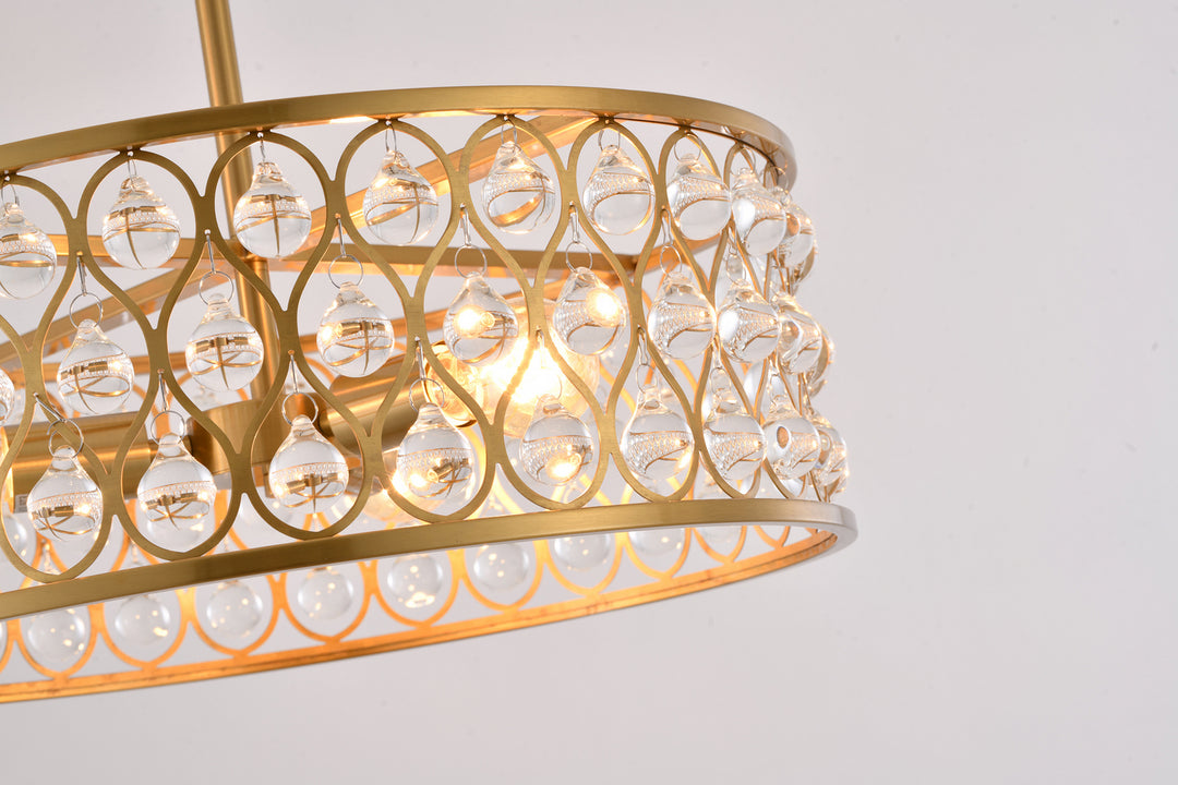 Bethel International DU162C19G Chandelier Light - Gold