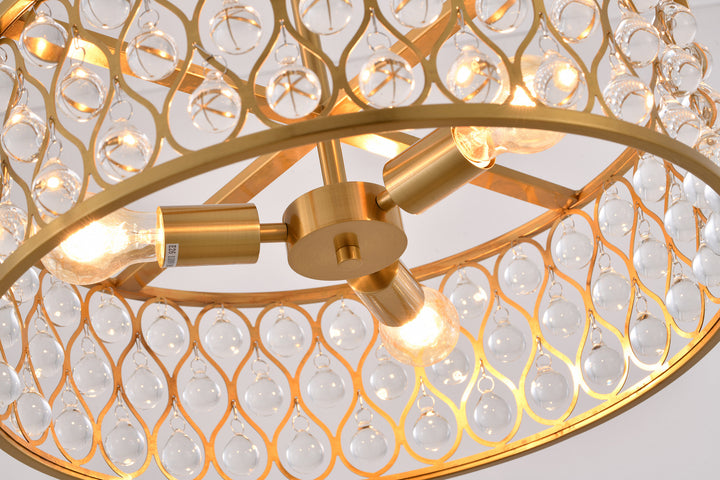 Bethel International DU162C19G Chandelier Light - Gold
