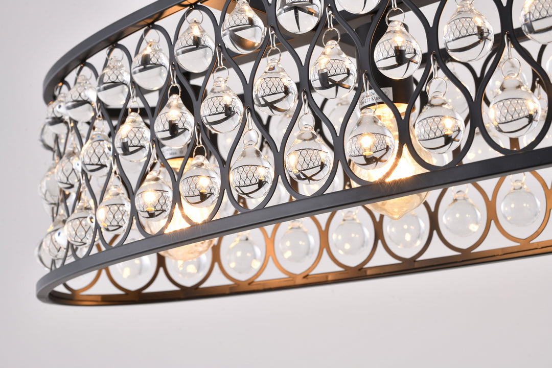 Bethel International DU163C35B Pendant Light - Black