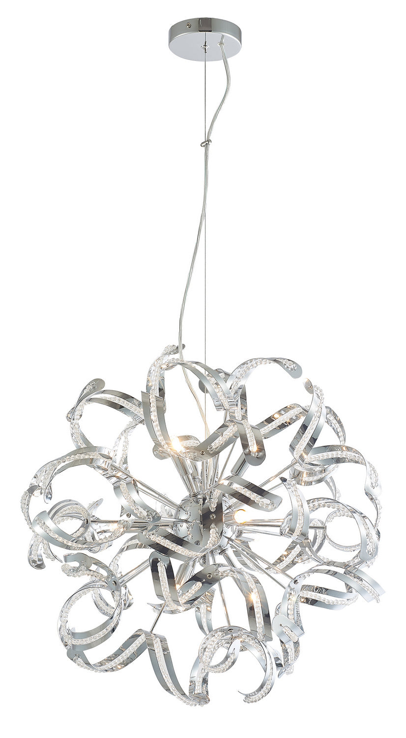 Bethel International GL70 Chandelier Light - Chrome