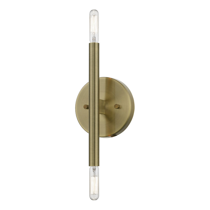 Livex Copenhagen 51172-01 Wall Sconce Light - Antique Brass