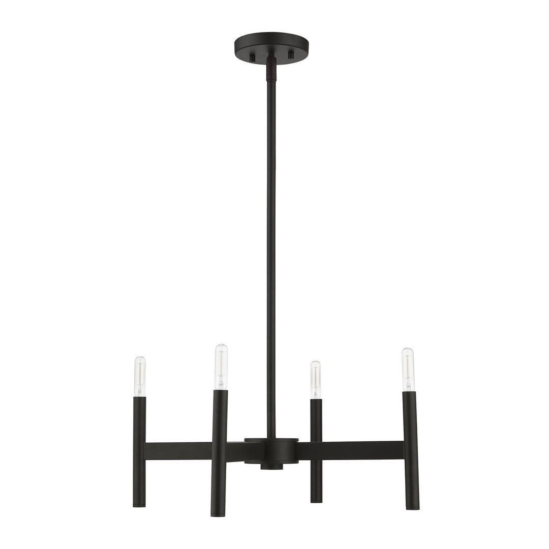 Livex Copenhagen 51174-04 Chandelier Light - Black