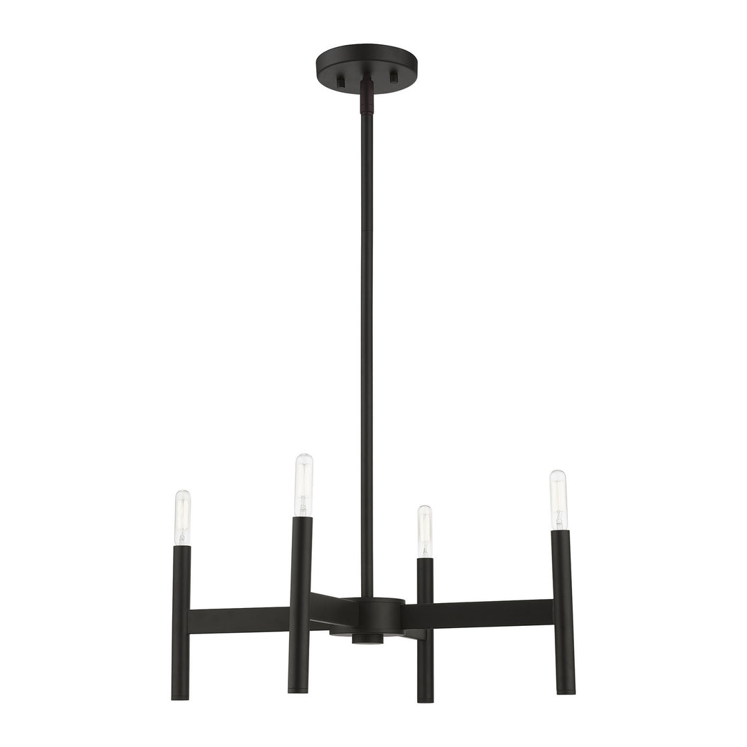 Livex Copenhagen 51174-04 Chandelier Light - Black