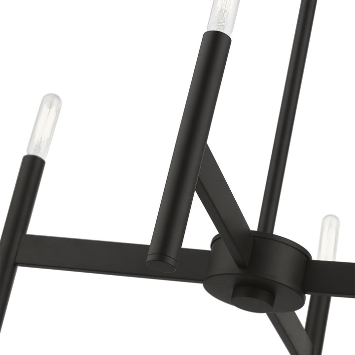 Livex Copenhagen 51174-04 Chandelier Light - Black